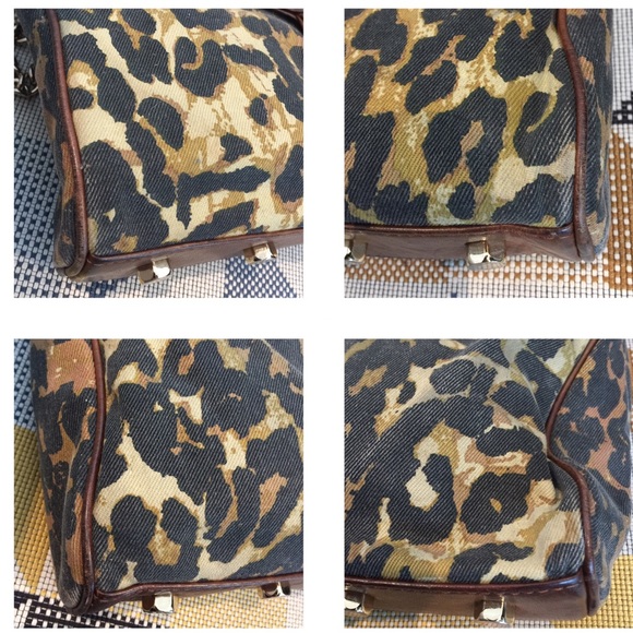Rebecca Minkoff Animal Print Canvas & Leather Bag - Picture 6 of 8